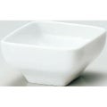 珍味&小付セレクション 角鉢6cm 白 白【まとめ買い商品】