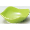 珍味&小付セレクション スクエア波小皿(小) 緑 緑【まとめ買い商品】
