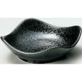 珍味&小付セレクション スクエア波小皿(大) 黒耀 黒【まとめ買い商品】