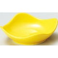 珍味&小付セレクション スクエア波小皿(大) 黄 黄【まとめ買い商品】