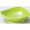 珍味&小付セレクション トライアングル波小皿(小) 緑 緑【まとめ買い商品】