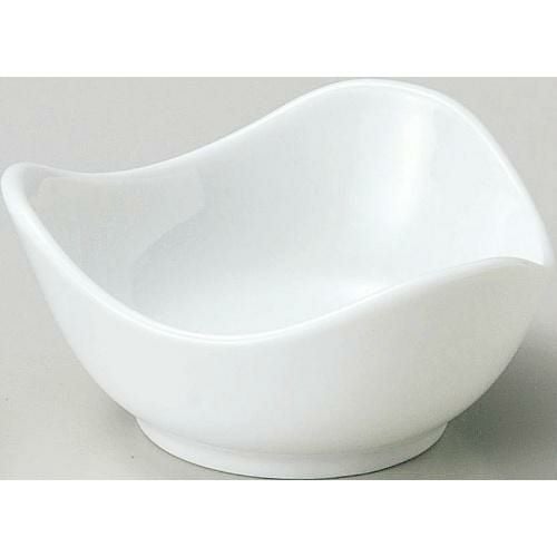 珍味&小付セレクション トライアングル波小鉢 白 白【まとめ買い商品】