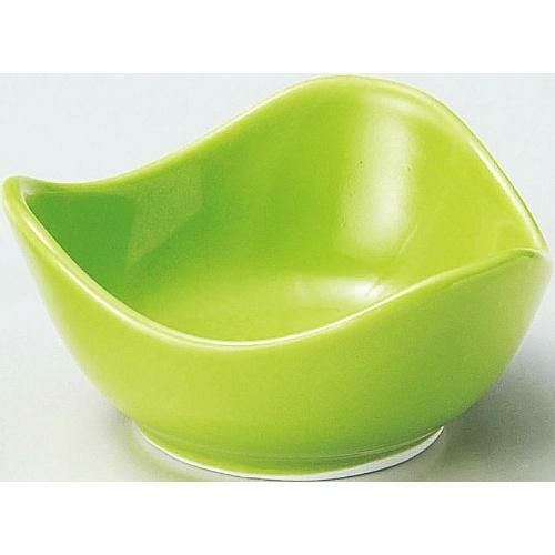珍味&小付セレクション トライアングル波小鉢 緑 緑【まとめ買い商品】