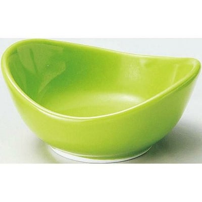 珍味&小付セレクション オーバル波小鉢 緑 緑【まとめ買い商品】