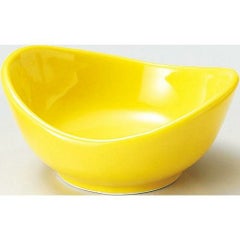 珍味&小付セレクション オーバル波小鉢 黄 黄【まとめ買い商品】