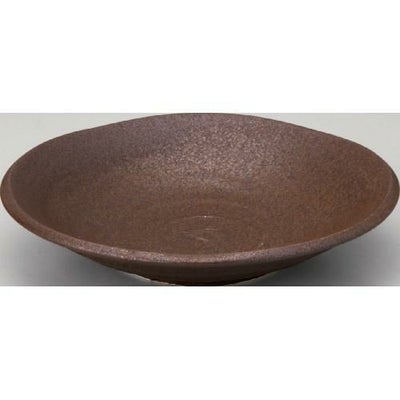 鳴門 赤茶備前 8寸深皿 赤茶備前【まとめ買い商品】