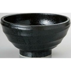 鳴門 黒耀 玉丼6.3寸 黒耀 黒【まとめ買い商品】