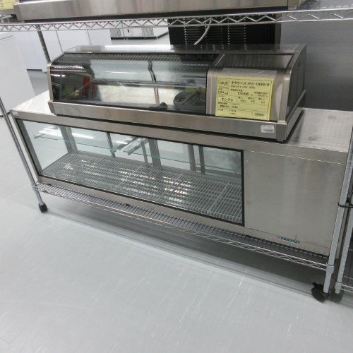 【業界最長1年保証】【中古】冷蔵ショーケース 大穂製作所 OHSf-1800R 幅1800×奥行350×高さ515 【送料別途見積】【TOC五反田在庫】