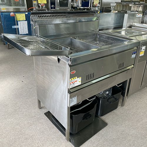 業界最長1年保証】【中古】大型電気フライヤー 押切電機 ODF-140R-N 幅