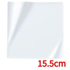 ネプチューン ピュアホワイト 15.5cmスクエアープレート
