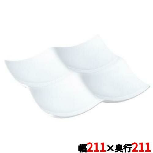 プレート タイド 21cm4菜皿/アラカルト