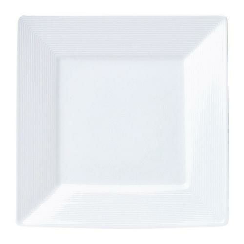 プレート ラッフル 25.5cm角皿/パーティ大皿