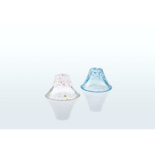 G642-T84 【東洋佐々木ガラス】 桜富士 冷酒杯セット(淡桜・晴桜) 45ml 2個入