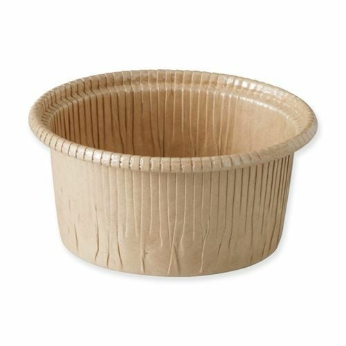 CR8742 カールカップ 茶無地