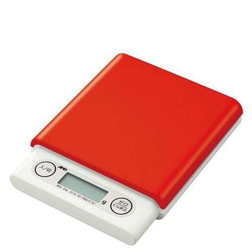 A＆D ホームスケール 3kg UH3201 レッド