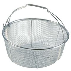 18-8 手付 丸型 洗カゴ 荒目(φ300)