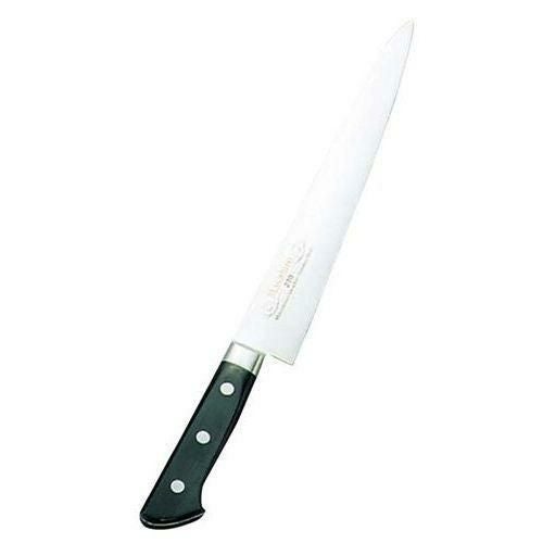 筋引 【正広作 ツバ付 モリブデン鋼 筋引 27cm】 長さ:405、背厚:2、刃渡:270 【グループA】