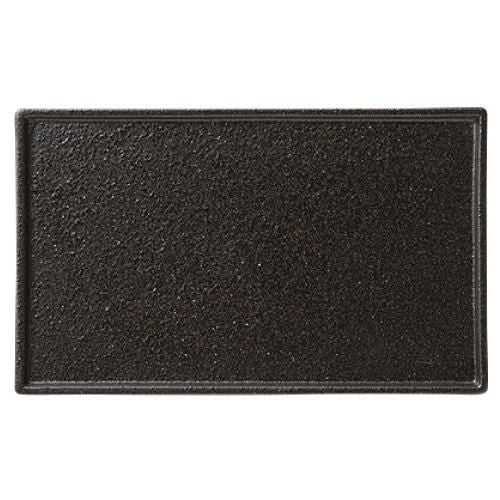 角皿 ヘリテージ 30cm角プラター 黒びぜん/盛器