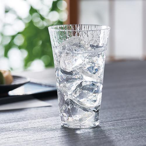 B-21310CS(-JAN) 【東洋佐々木ガラス】 薄葉（うすよう）ナックフェザー(角)タンブラー 300ml