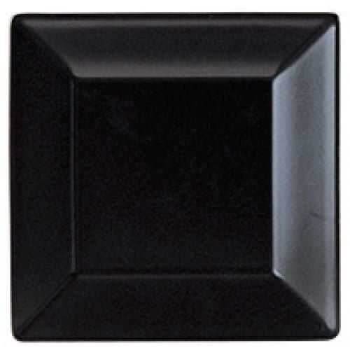 スクエアー 15.5cm 皿 マットブラック