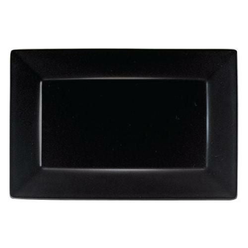 角皿 スクエアー 31cm長角皿 マットブラック