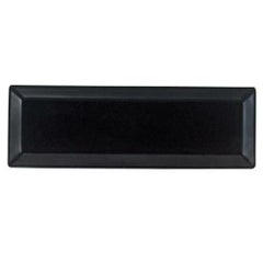 スクエアー マットブラック 31cm細長角皿