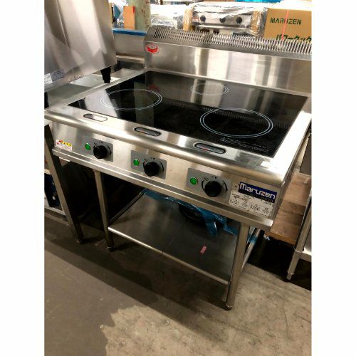 MIH-2H2HC 【マルゼン】IHクリーンコンロ卓上型 単機能2.5kW+2.5KW