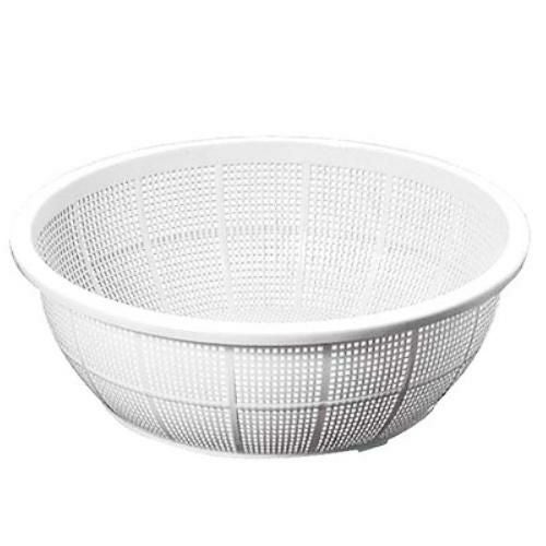 ザル イケダ DX丸 ホワイト #650 プラスチック