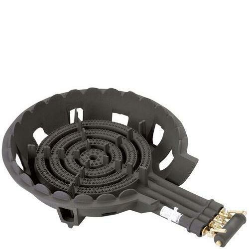 DE－40nPSL 【大栄産業】 パイロット付 LP ガスコンロ 4重(羽根ナシ)