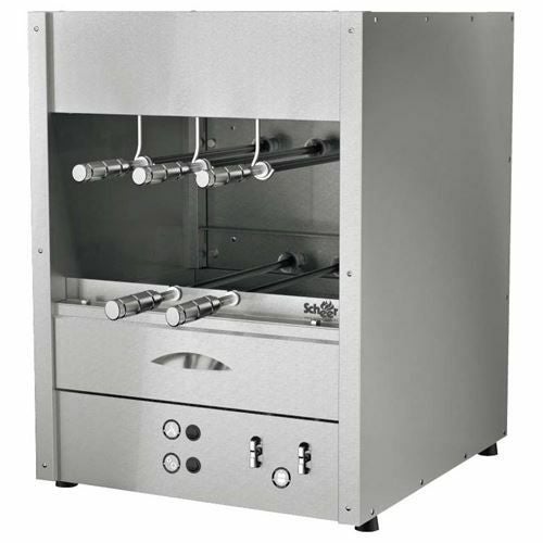 シーア 卓上シュラスコガスグリル 2段タイプ 5本 RG－300－2－5 LP 50Hz