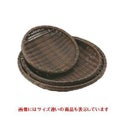樹脂 丸ザル 茶 40cm 91-088