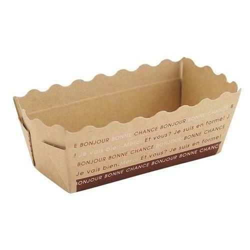 クラフト ミニ パウンドトレー(ナチュール)BT31N(50枚入) ナチュール