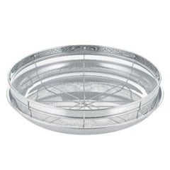 18-8 浅ザル&トレーセット ネット入 28cm