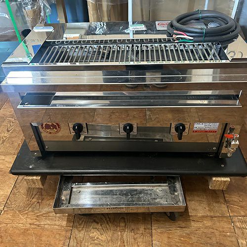 業務用/新品】 ヒゴグリラー 焼鳥大串 卓上式グリラー 三相200V 3P
