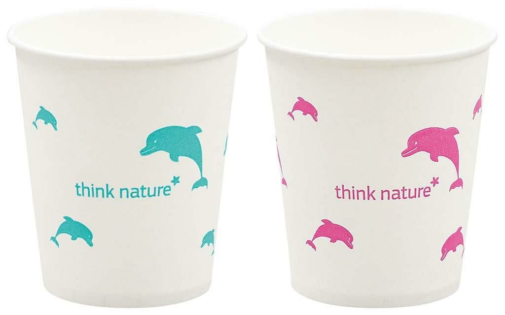 紙コップ 既製イルカ柄 紙コップ 5オンス(50個入) 