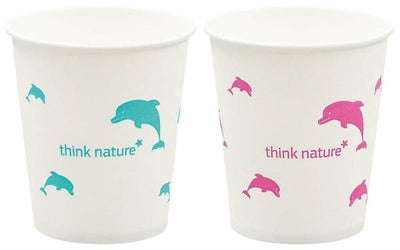 既製イルカ柄 紙コップ 5オンス(50個入)
