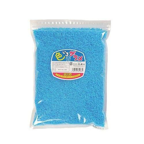 わた菓子用ザラメ「色いろザラメ」青 1kg