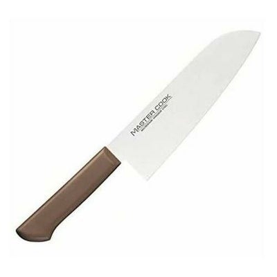 万能 【マスターコック 抗菌カラー庖丁 万能型 MCBK175 ブラウン】 MASTER COOK MCBK175 長さ:295、背厚:2.2、刃渡:175 【グループA】