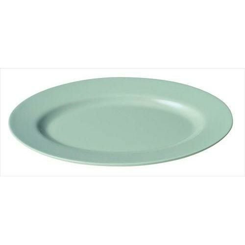 メラミン中華食器 瑞祥 小判皿 10インチ CS-23 青磁無地