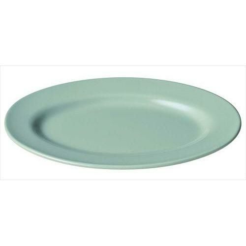 メラミン中華食器 瑞祥 小判皿 8インチ CS-24 青磁無地