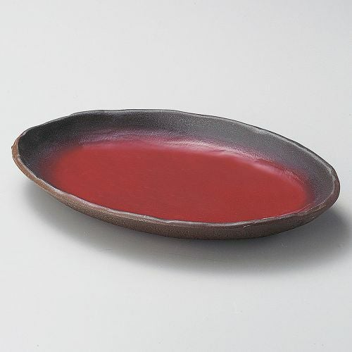 ぬくもり小判型10.0鉢 29.8×20.6×4.5cm 248-019