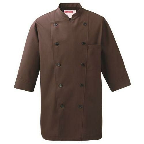 兼用コックシャツ ブラウン