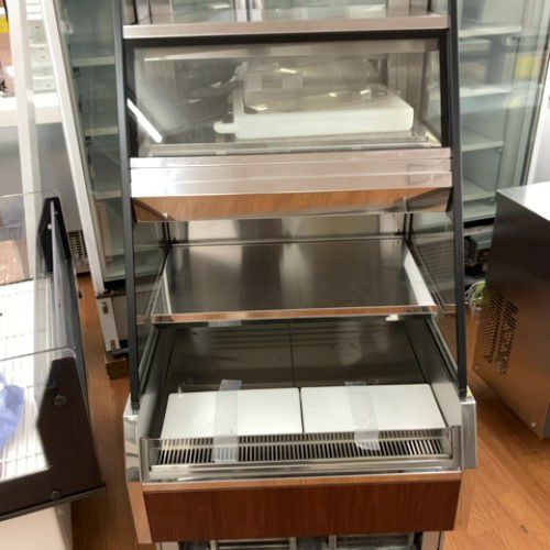 中古】冷蔵ショーケース 大和冷機 CO-03SHOT-DB 幅670×奥行640×高さ