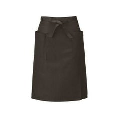 腰下エプロンミドル丈【ブラック】