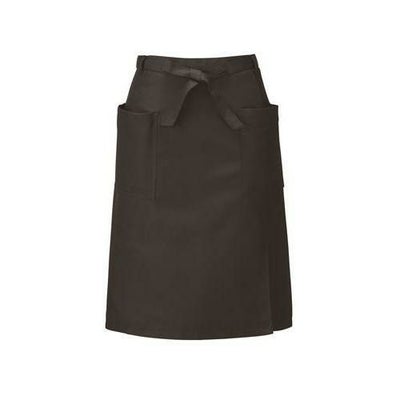 腰下エプロンミドル丈【ブラック】