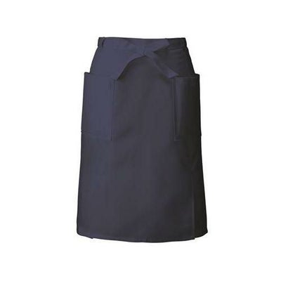 腰下エプロンミドル丈【ネイビー】