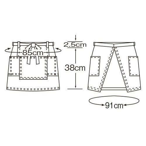 サロンエプロン【ブラウンチェック】