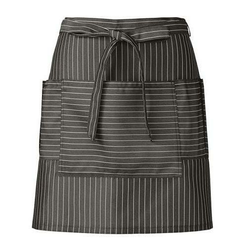 サロンエプロン【ブラックストライプ】