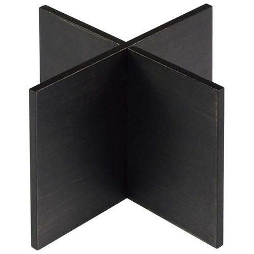 木製 組立十字スタンド 黒 200×200×150mm