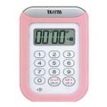 タイマー 【タニタ 丸洗イタイマー 100分計 TD-378 ピンク】 TD-378 幅20.5 奥行77 高さ112 【グループA】